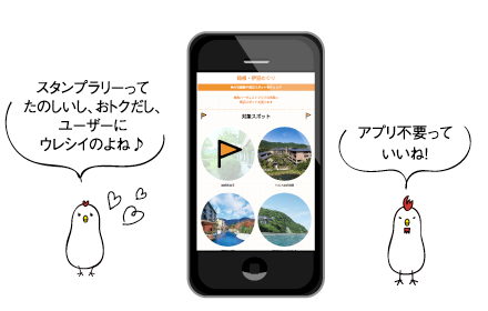 スタンプラリーってたのしいし、おトクだし、ユーザーにウレシイのよね♪